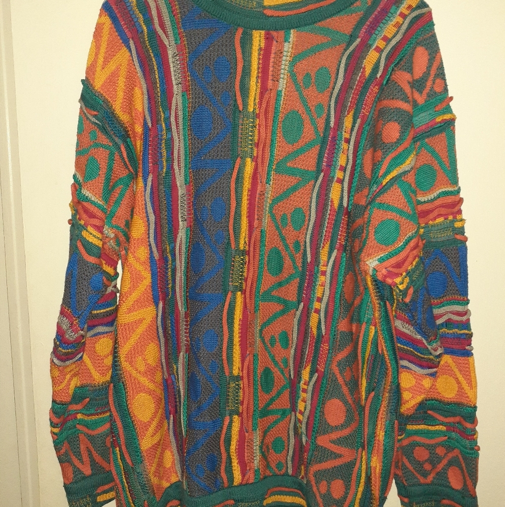 Authentic Multicolored One of a kind Coogi sweater